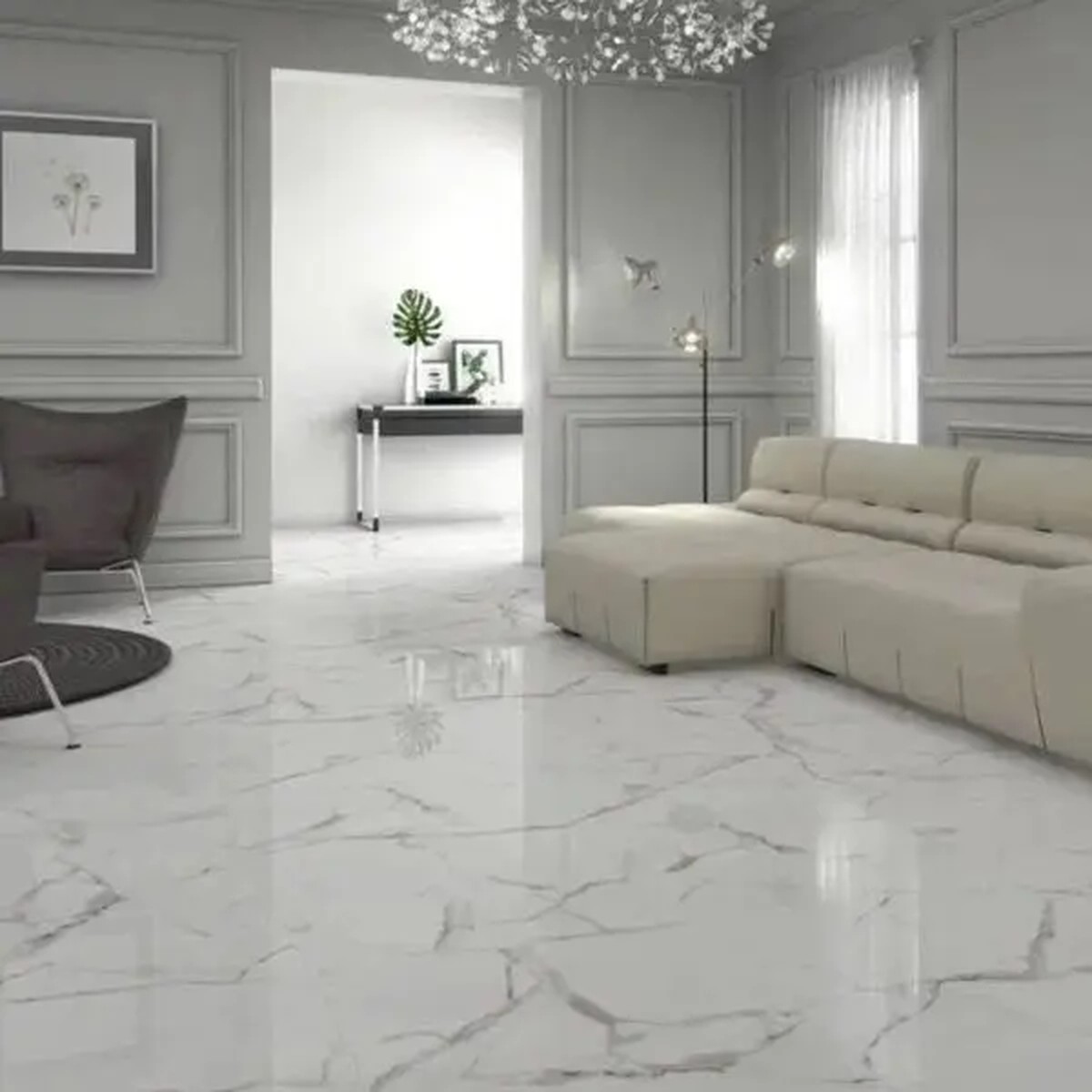 Porcelanato 62x121 Acetinado CALACATA - Damme