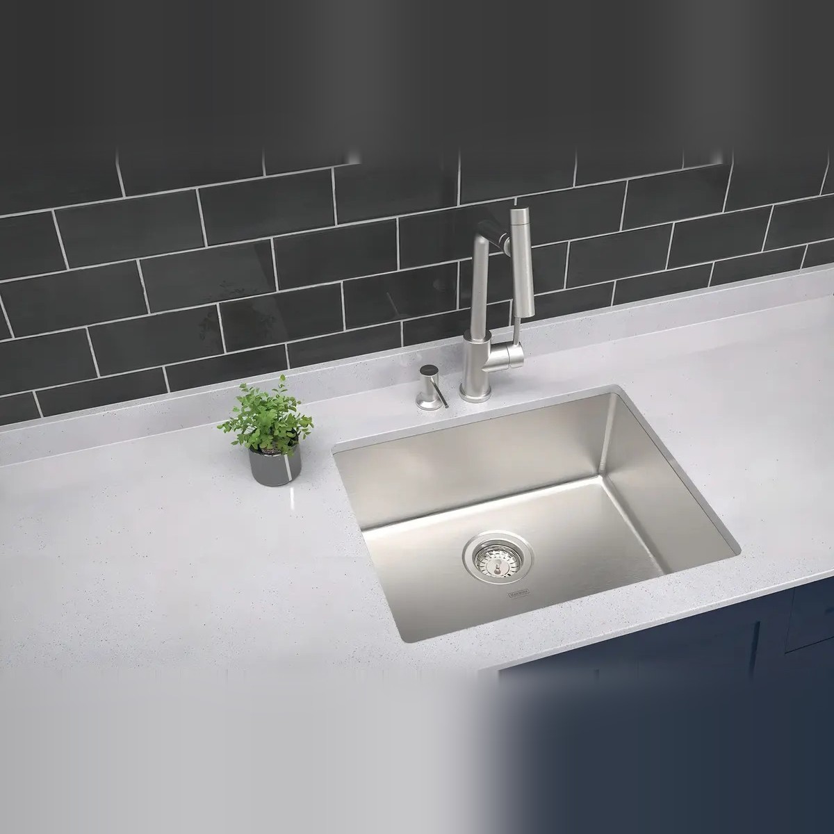 Cuba de embutir Collection Quadrum Undermount em Aço Inox 50X40 cm - Tramontina