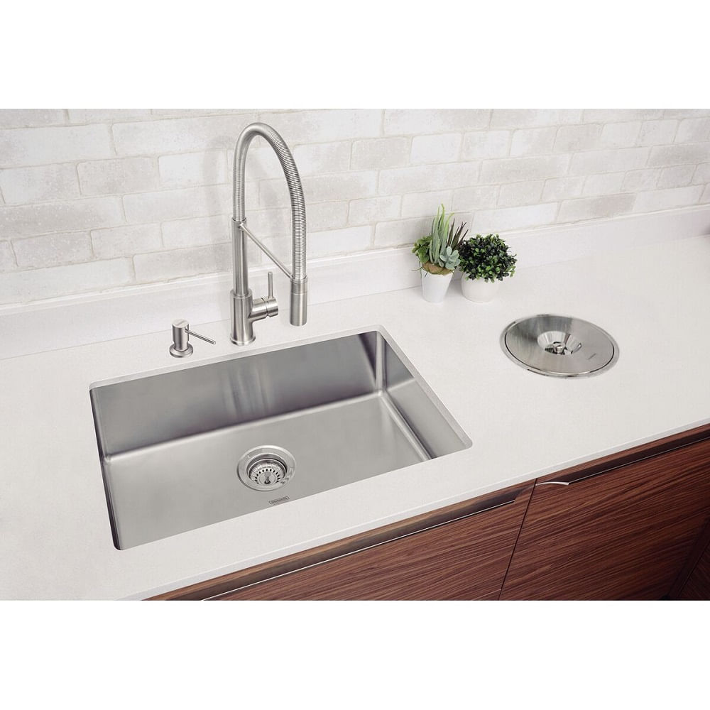 Cuba de Embutir Quadrum Undermount em Aço Inox Acetinado 70x40 - Tramontina