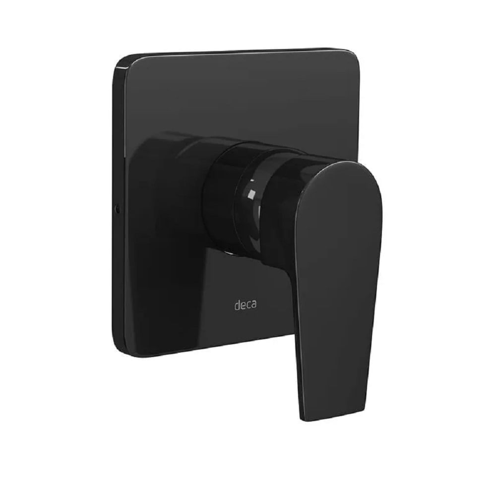 Acabamento Monocomando de Chuveiro Level Black Noir - Deca
