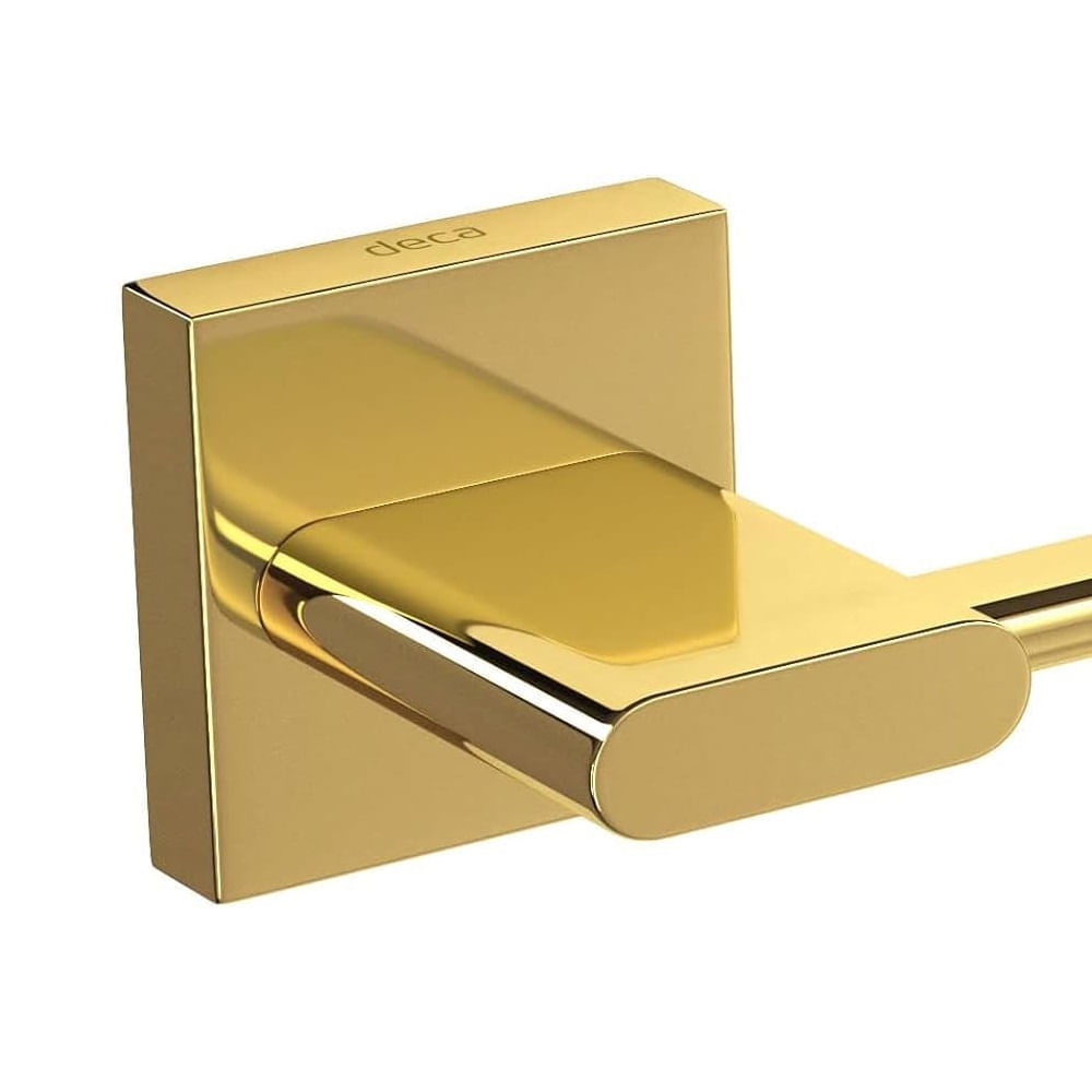 Porta Toalha de Barra Polo 200mm Gold - Deca