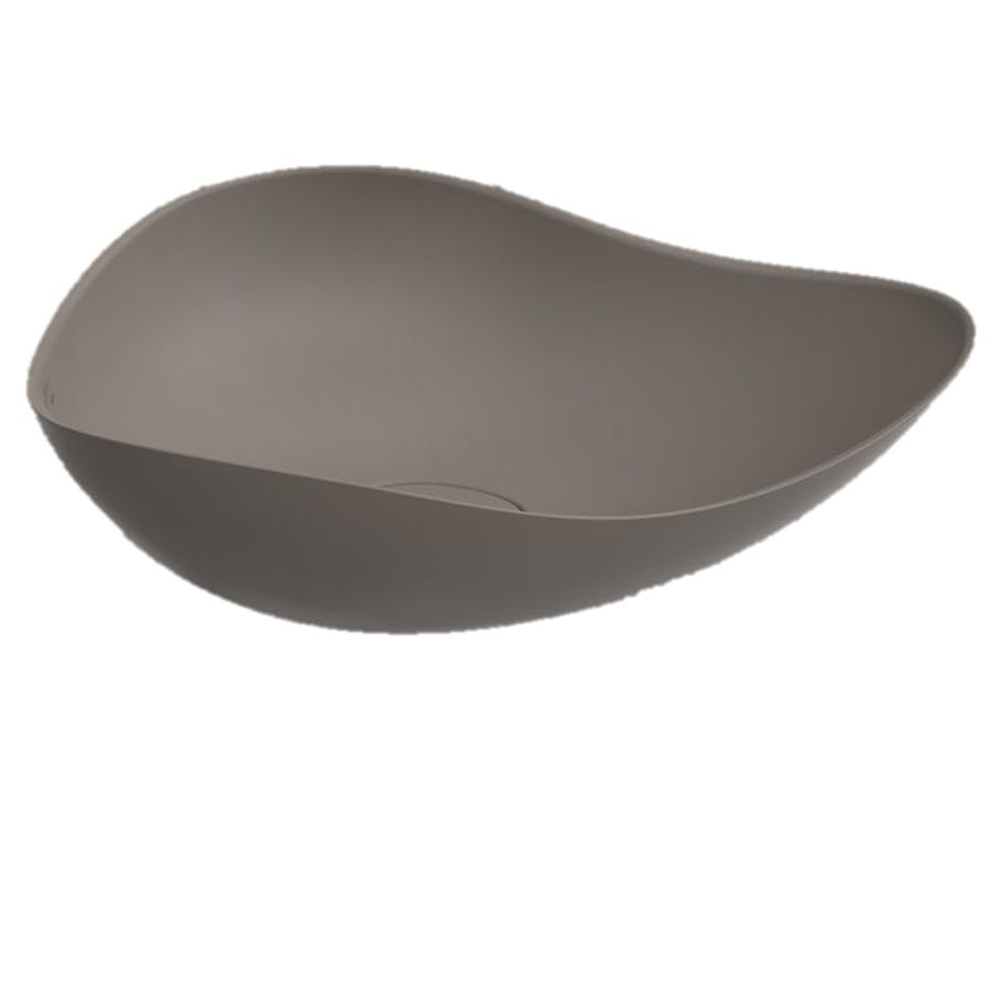 Cuba de Apoio Oval Ruy Ohtake 540x375mm Café - Roca