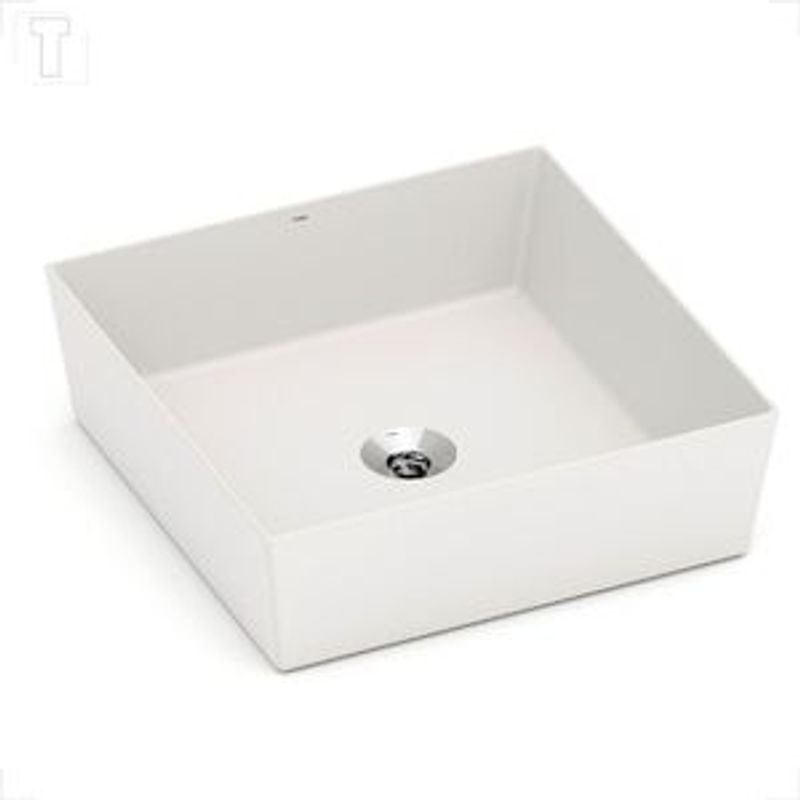 Cuba de Apoio Quadrado Platinum P5 Branco - Incepa