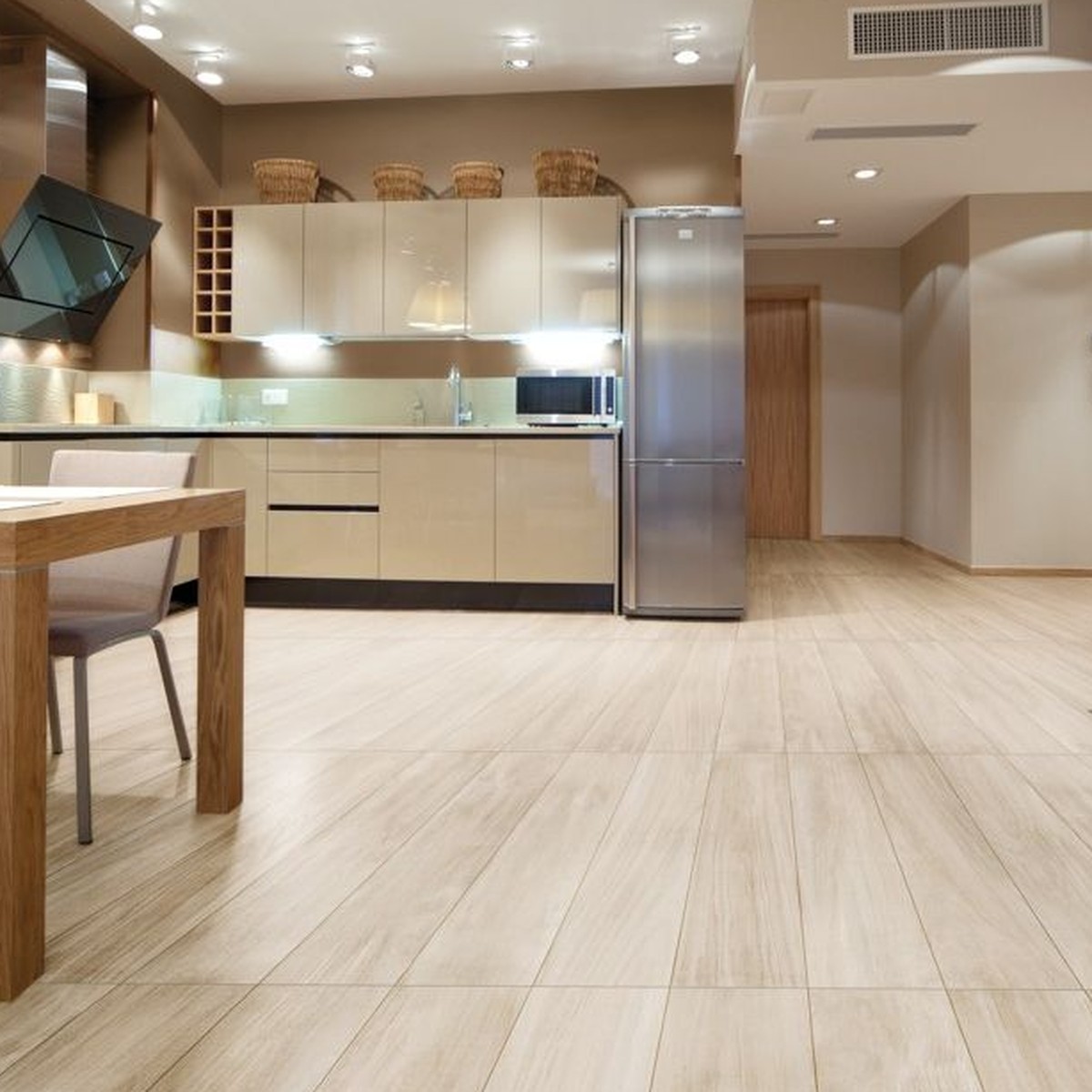 Porcelanato Abitare 20x120 Bege - Portinari