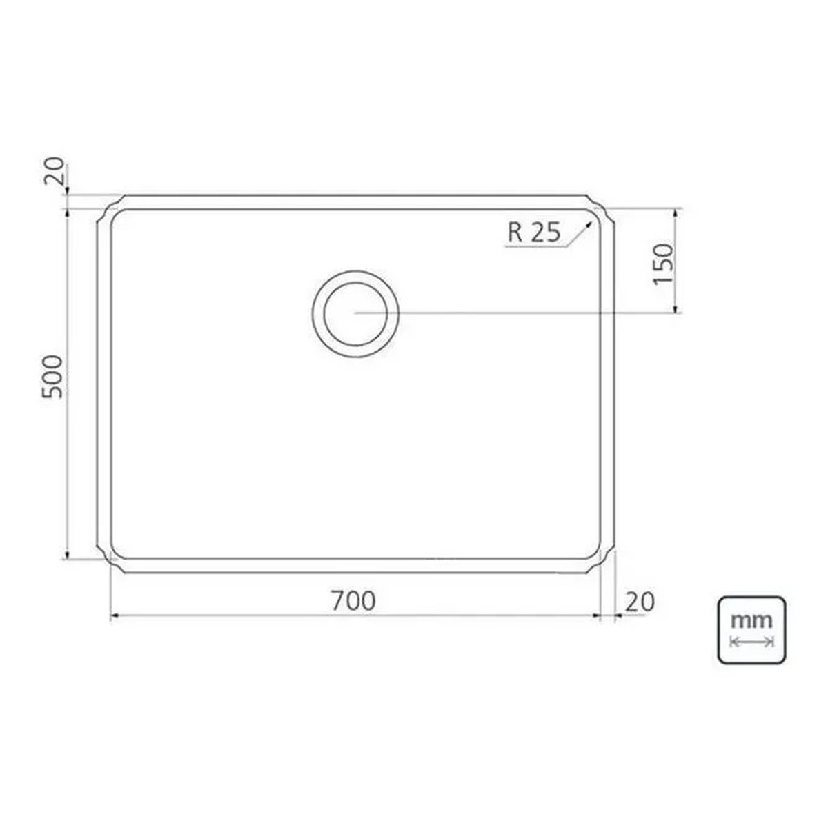 Cuba PROFISSIONAL DRITTA PRO 70X50X32 - Tramontina