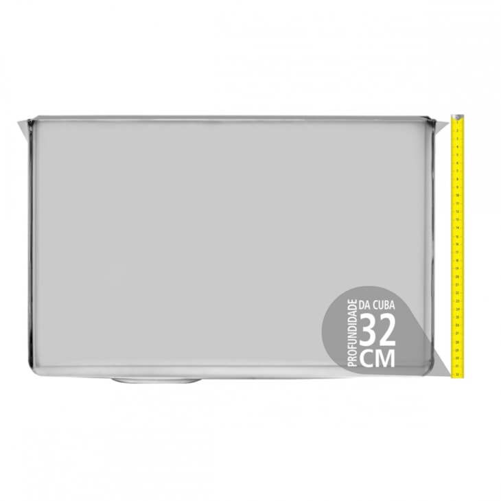 Cuba PROFISSIONAL DRITTA PRO 70X50X32 - Tramontina