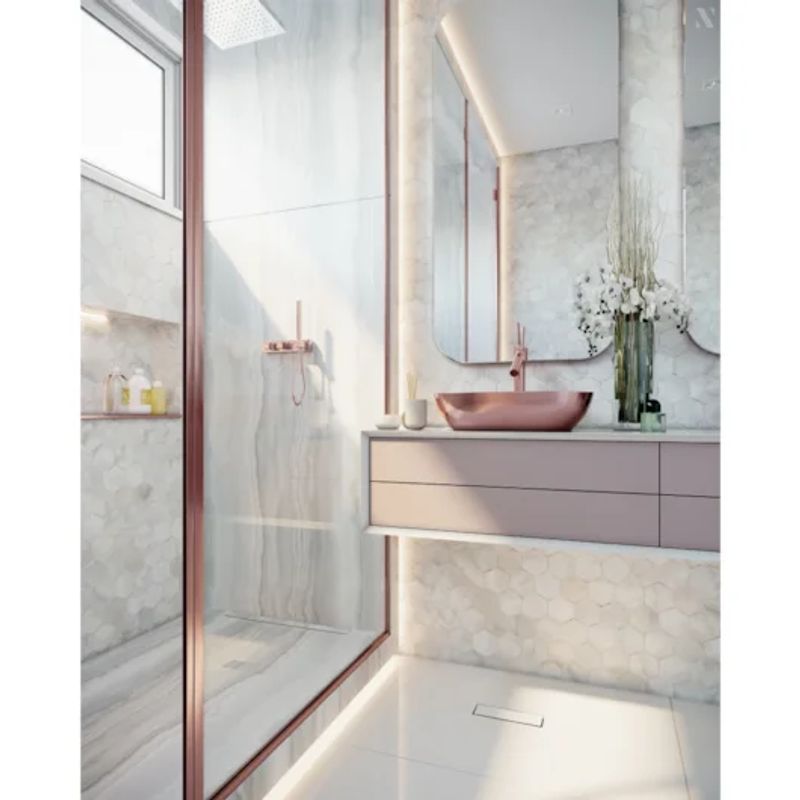 Ralo Versatile Tampa Oculta Linear 75cm - Ralo Linea
