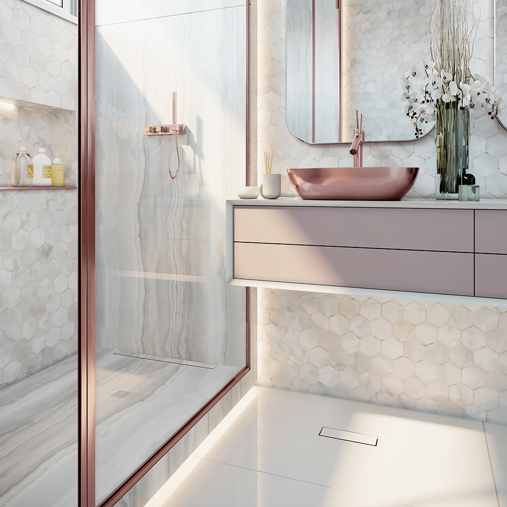 Ralo Versatile Tampa Oculta Linear 75cm - Ralo Linea