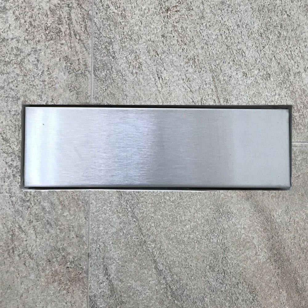 Ralo Tiny Pvc 25cm Com Tampa Inox Escovado Linear - Ralo Linea