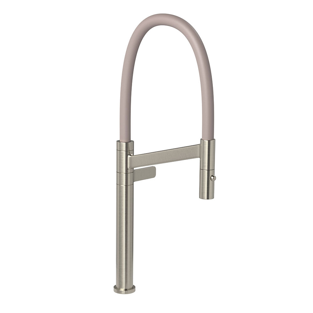 Torneira para Cozinha de Mesa Colore Inox e Fendi - Deca