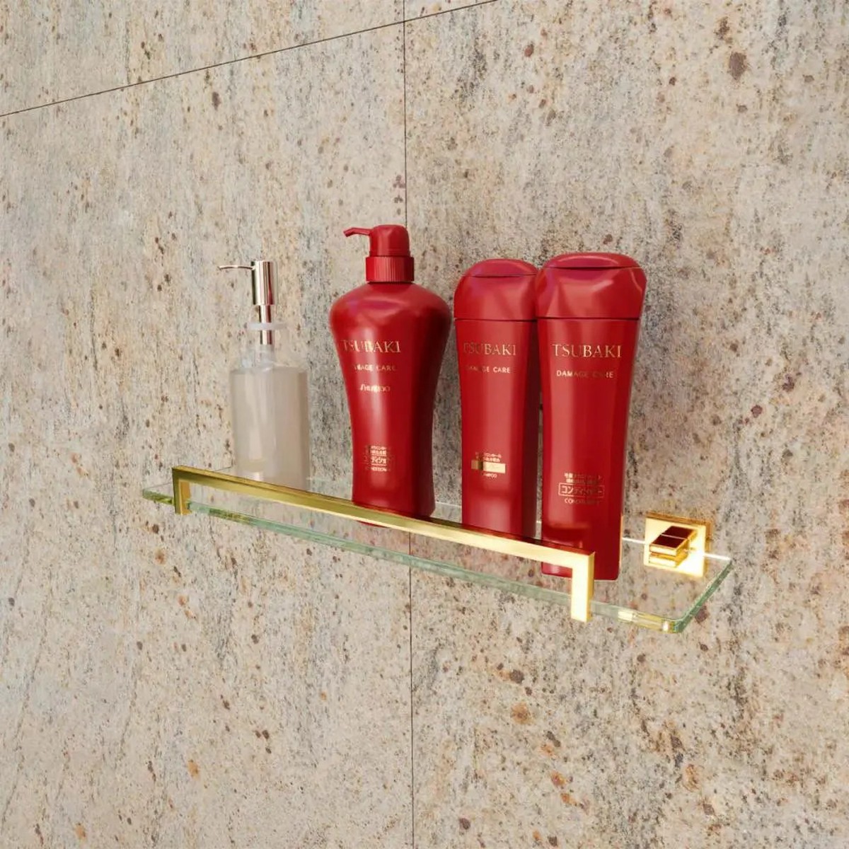Porta-Shampoo Eterna Inox Gold - Italy Line