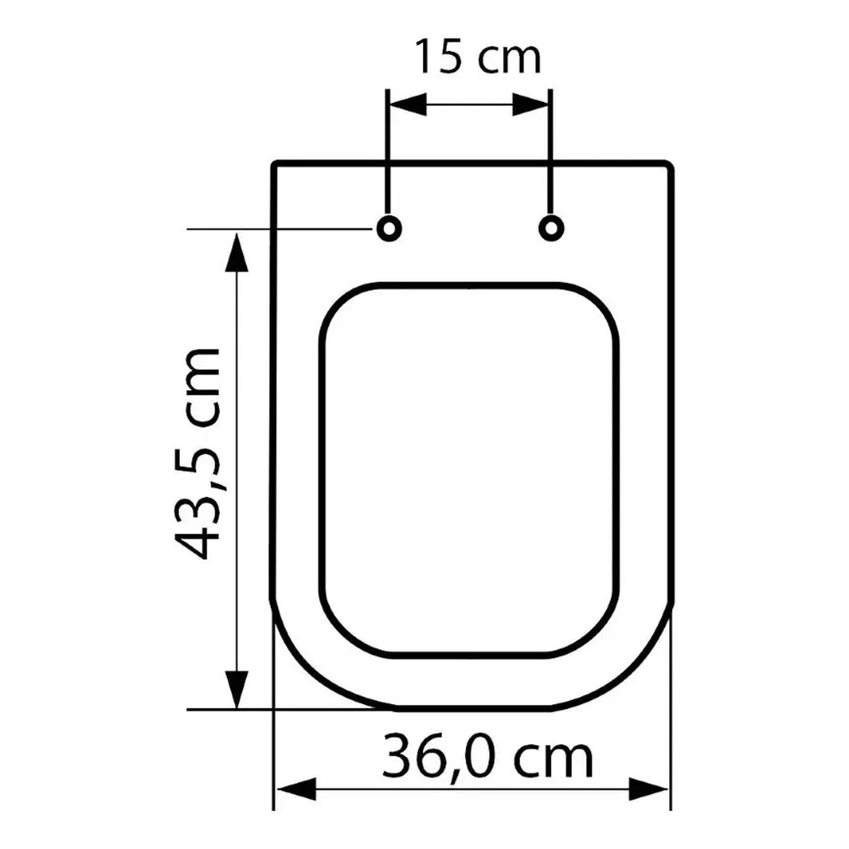 Assento Sanitário Termofixo Soft Close Carrara/Level/Lk/Nuova Ébano Fosco - Tupan