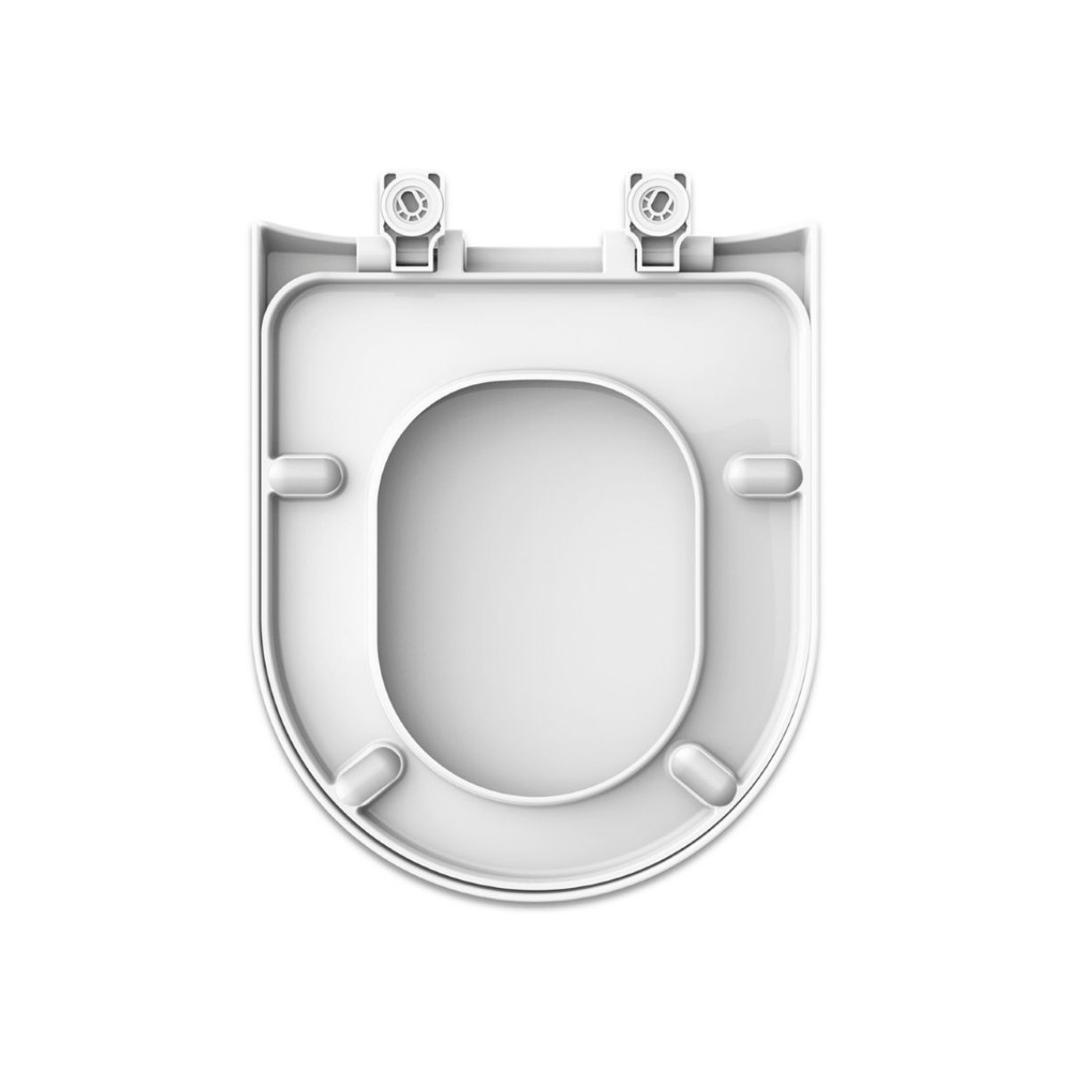Assento Sanitário Termofixo Soft Close Link/Carrara Gelo - Tupan