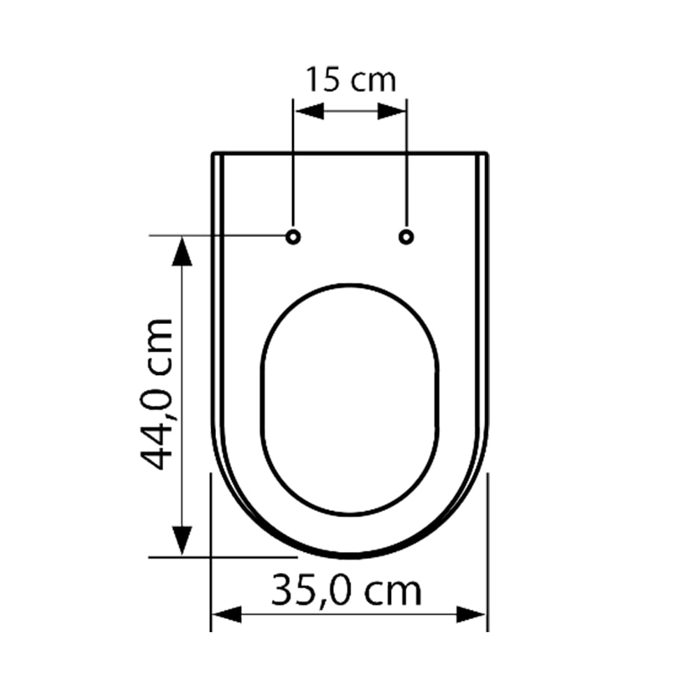 Assento Sanitário Termofixo Soft Close Link/Carrara Gelo - Tupan
