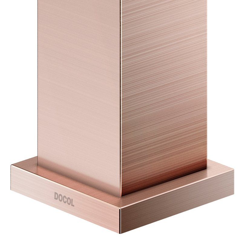 Monocomando para banheiro bica alta New Edge cobre escovado - Docol