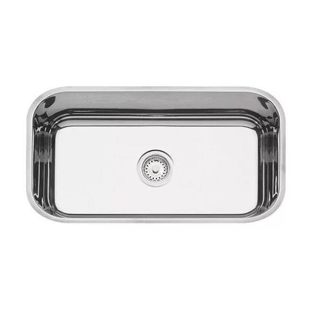 Cuba Retangular Standard Inox Polida 56x34cm - Tramontina