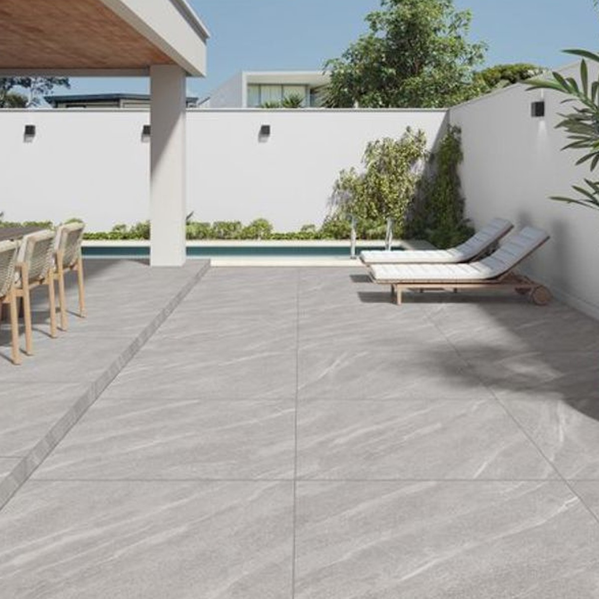 Porcelanato 121x121 cm Rústico LIMESTONE - Damme