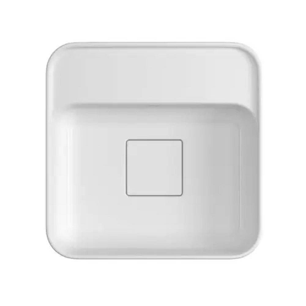 Cuba de Apoio Deca com Mesa Quadrada 30cm Slim Branco