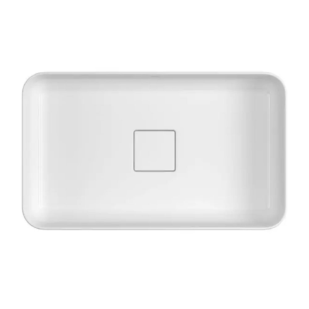 Cuba de Apoio Retangular Slim 50x29,5cm Branca - Deca