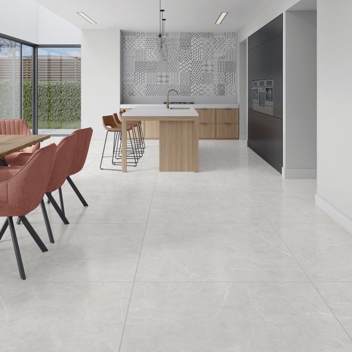 Porcelanato 121x121 cm Acetinado ICE SNOW - Damme