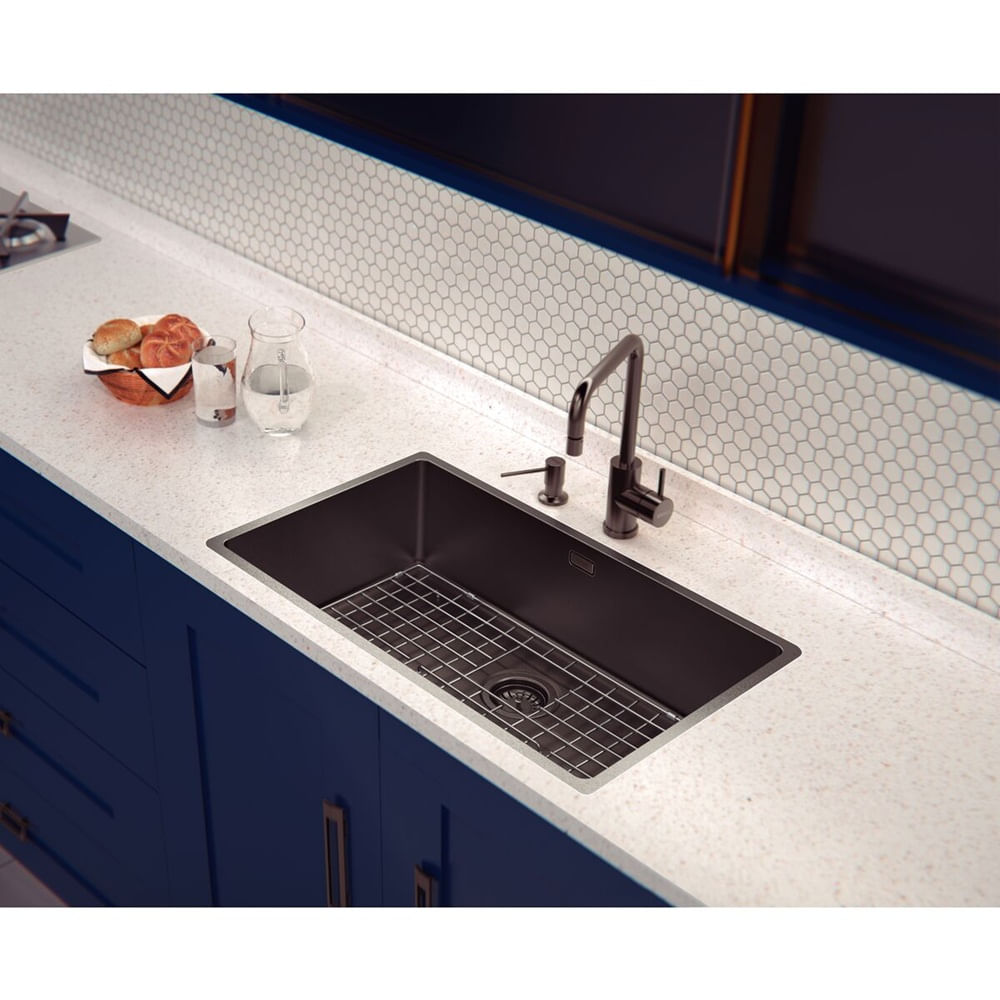MISTURADOR Monocomando Inox Black ANGOLARE - Tramontina