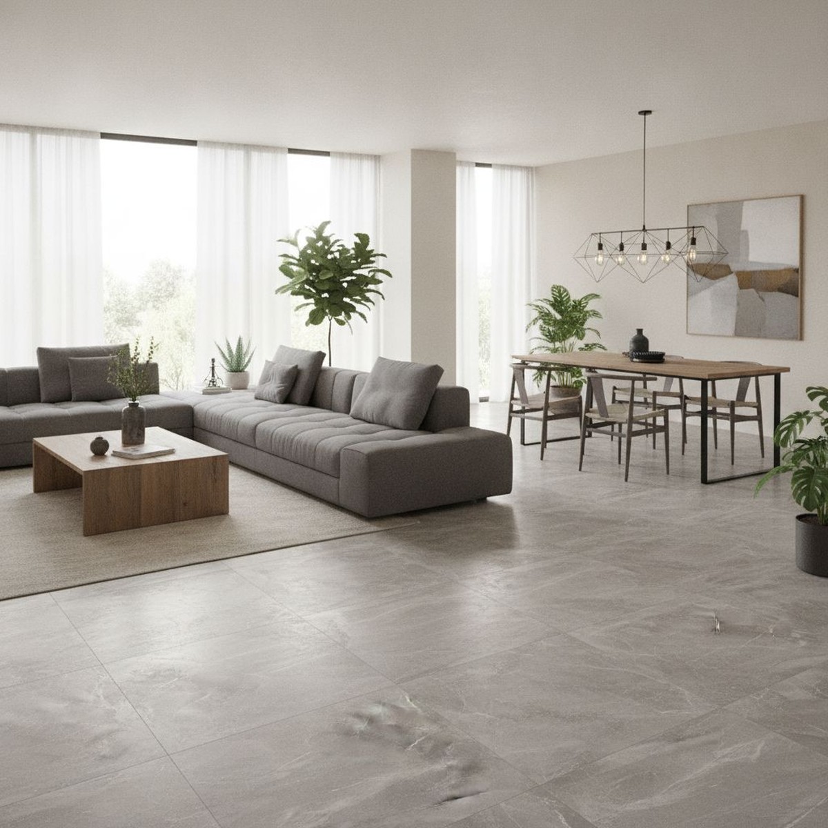 Porcelanato 121x121 cm Rústico ATENAS - Damme