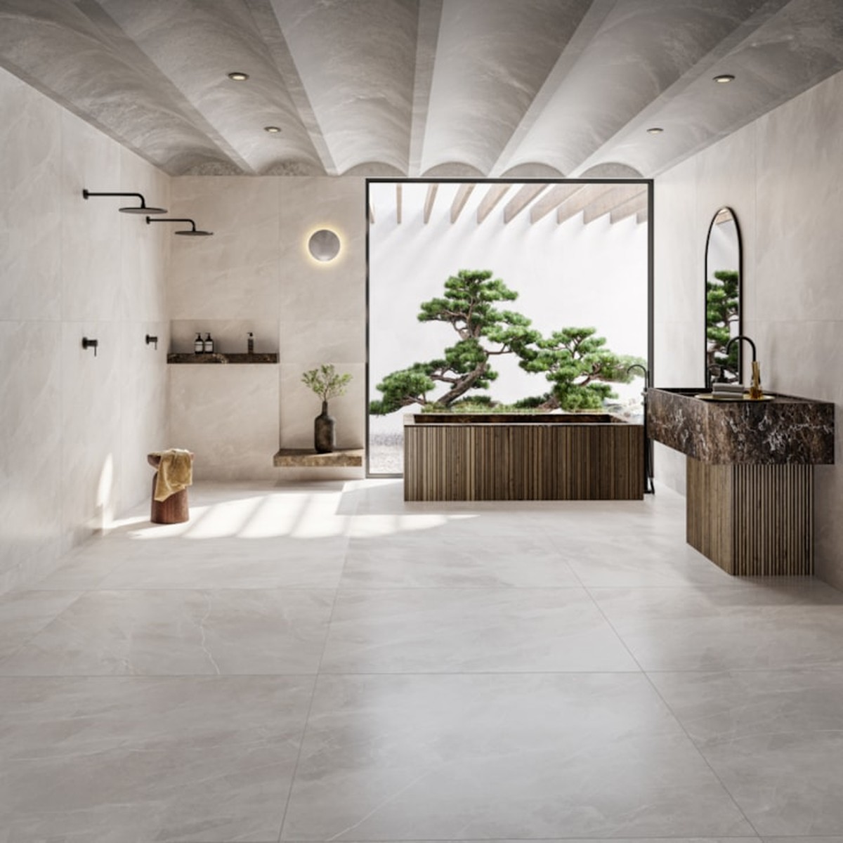 Porcelanato Ortiz Cinza Acetinado 120x120 cm - Incepa