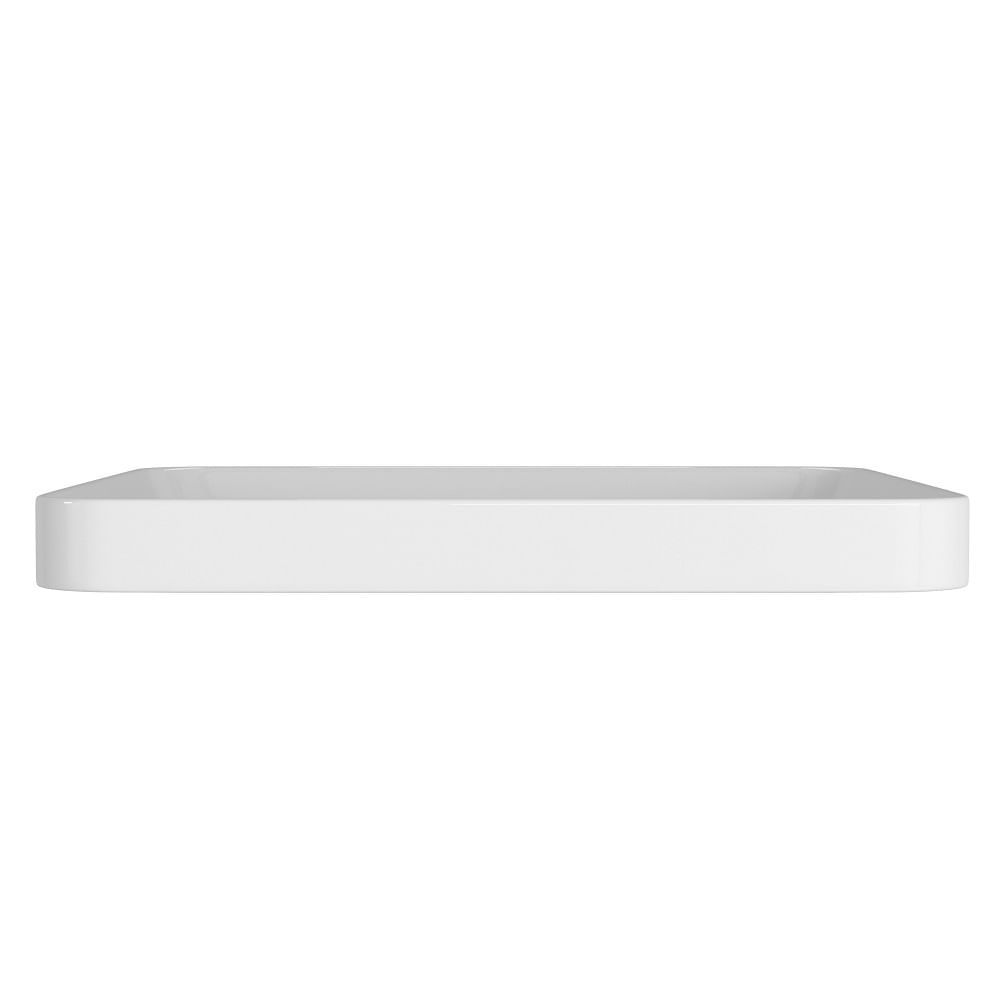 Cuba de Sobrepor Quadrado Slim Branco - Deca