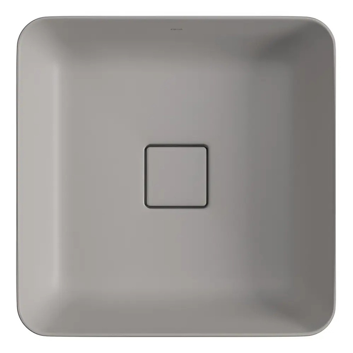 Cuba Quadrada de Sobrepor 40cm Soft Antracite - Deca