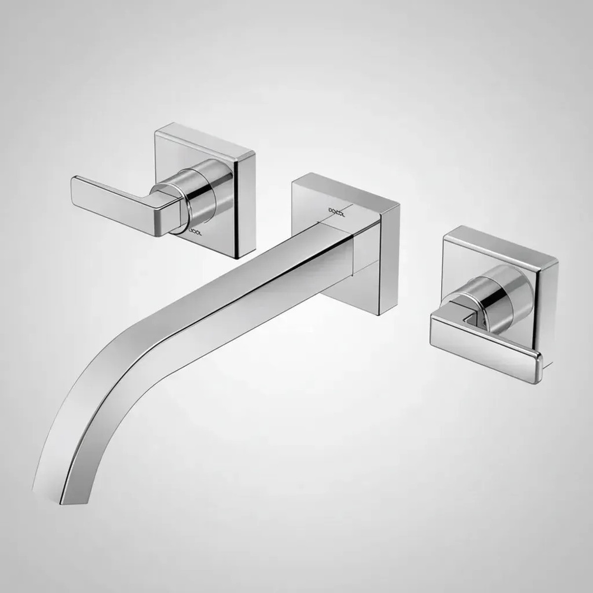 Misturador para Lavatório de Parede DocolStillo Cromado