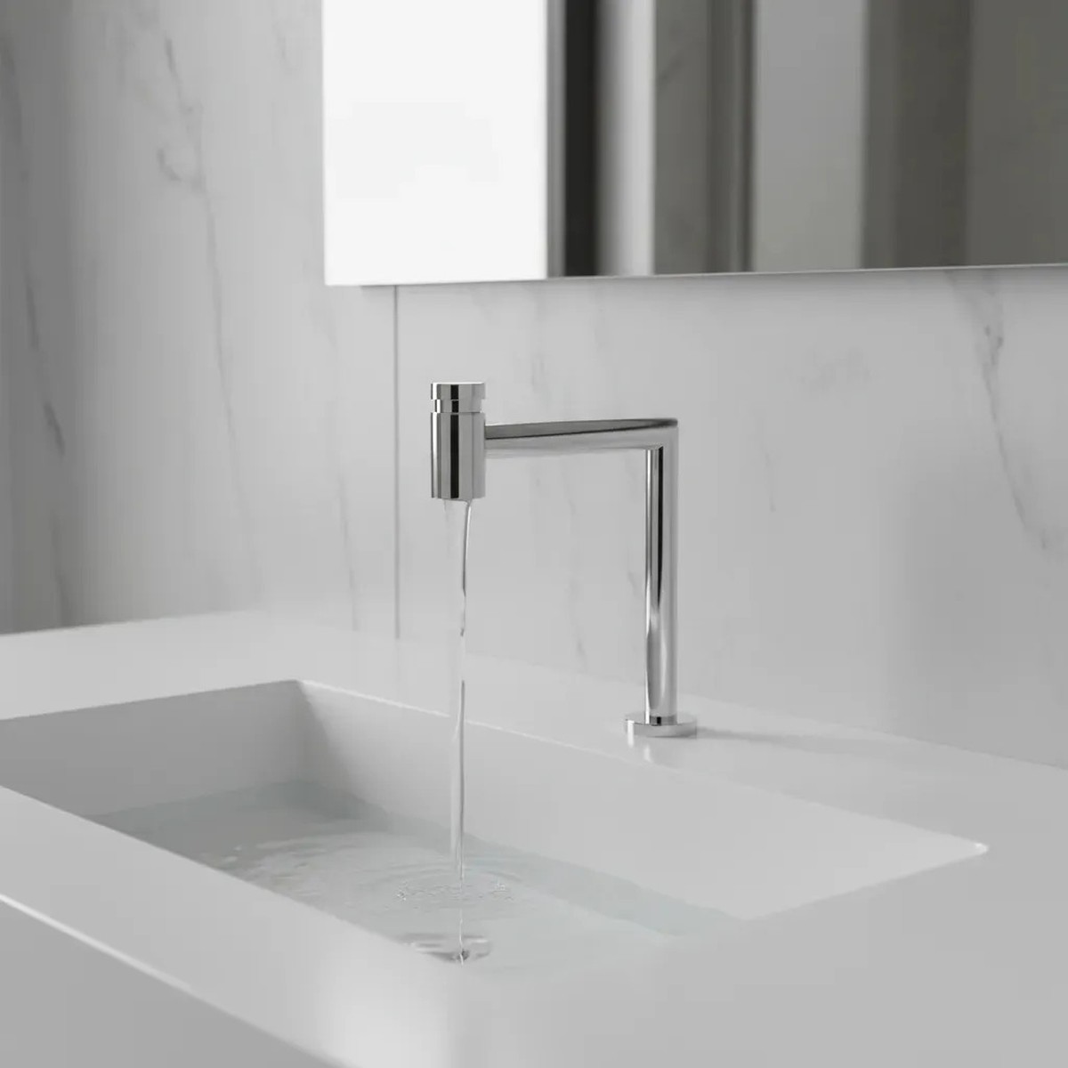 Torneira para Lavatório de Mesa Lóggica Cromada BA MATIC 90 - Docol