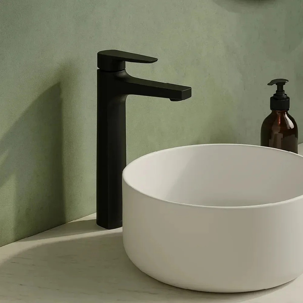 Monocomando bica alta de mesa para lavatório ColdStart Lift Ônix - Docol