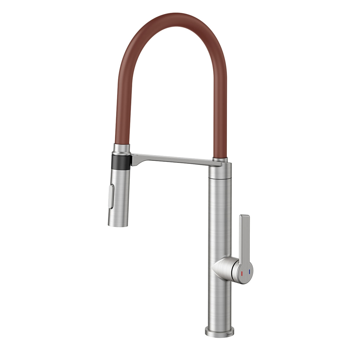 Misturador Monocomando para Cozinha Doc Inox Escovado com Corten - Docol