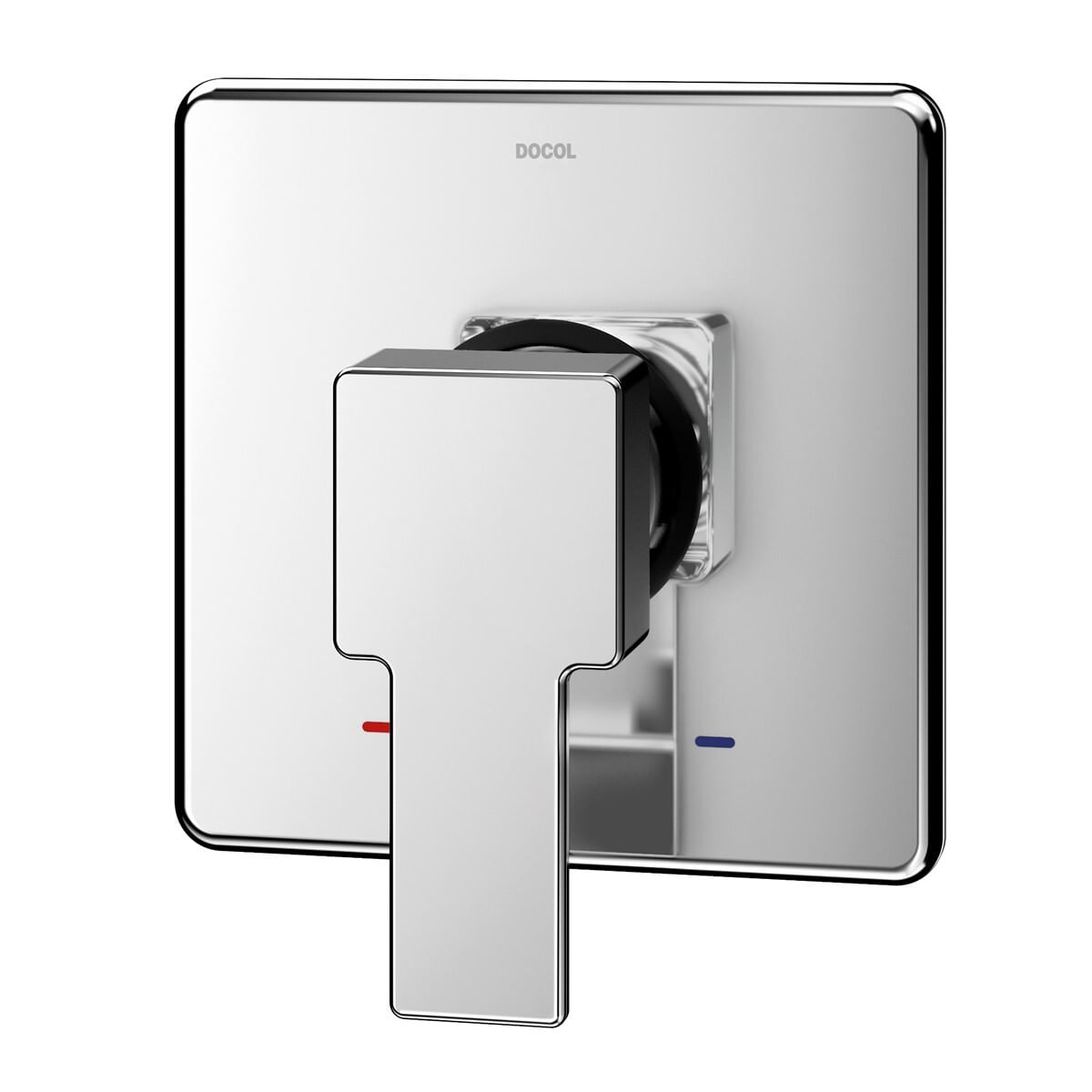 Acabamento Monocomando de Chuveiro e Ducha Higiênica New Edge Cromado - Docol