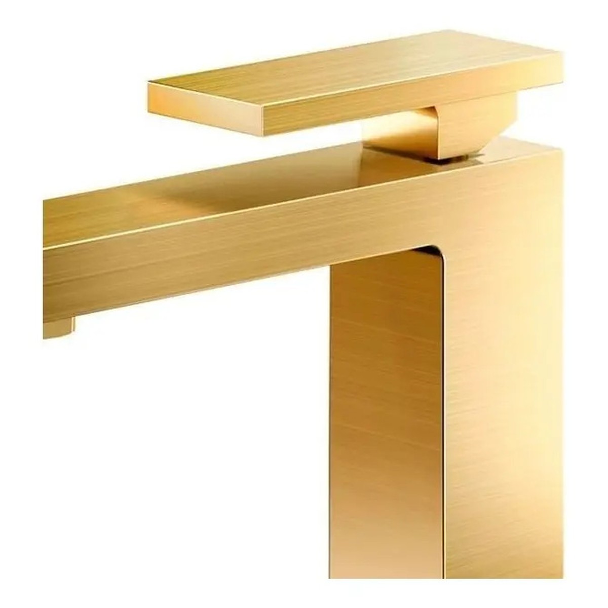 Torneira de Lavatório de Mesa New Edge Ouro Escovado - Docol