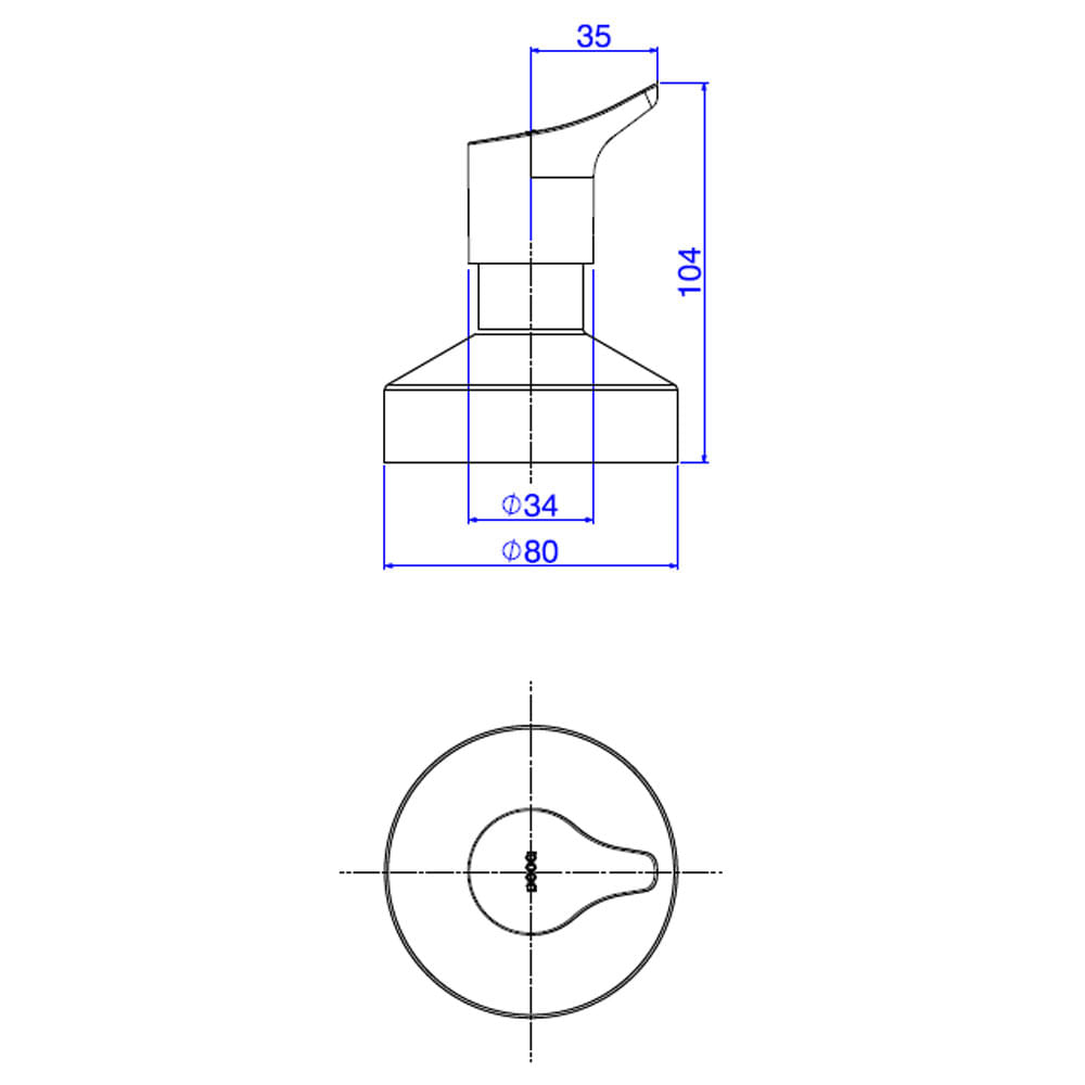 Acabamento para Registro de Gaveta 1 1/4" e 1 1/2" Gama Cromado - Deca