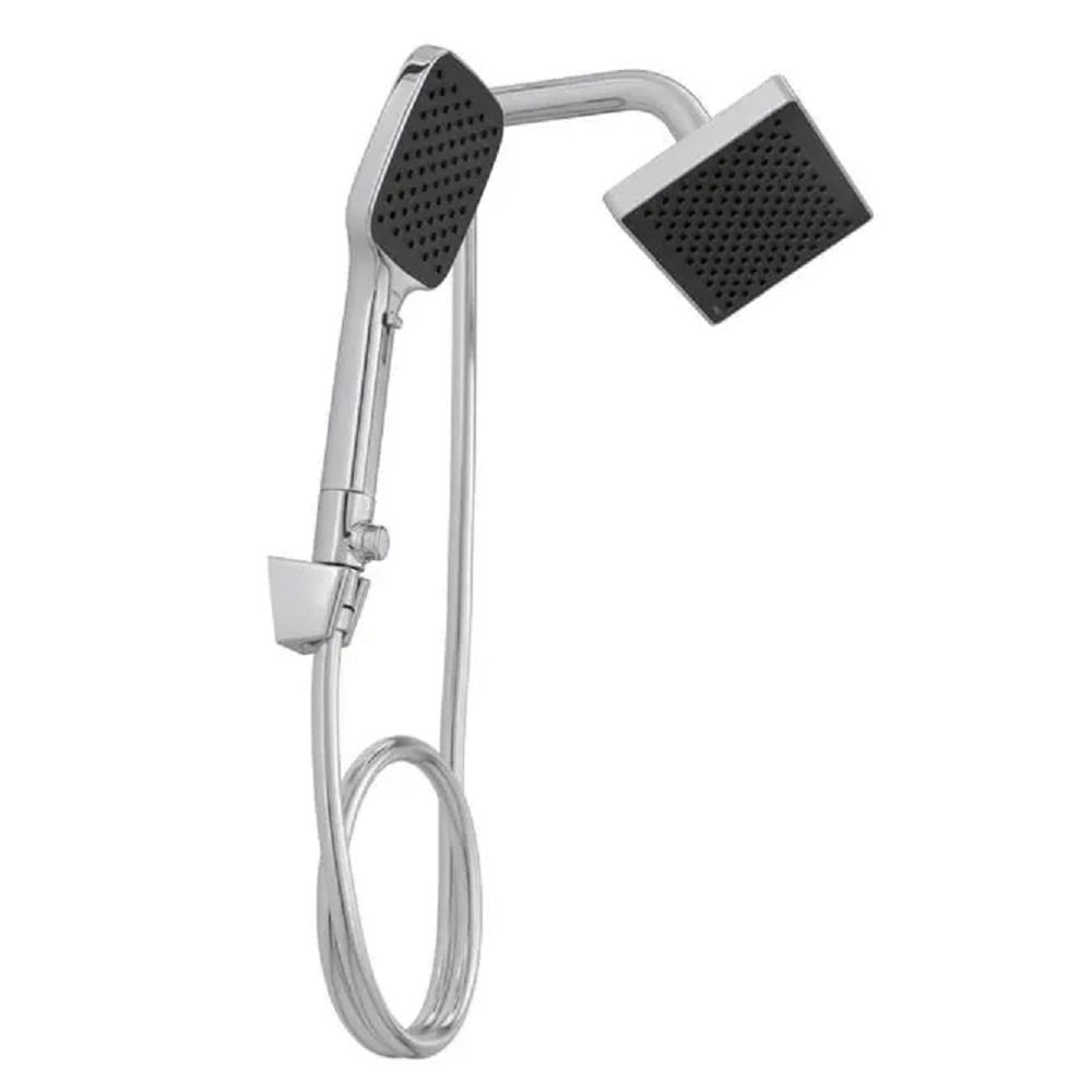 Chuveiro Retangular de Parede com Desviador Cromado - Deca