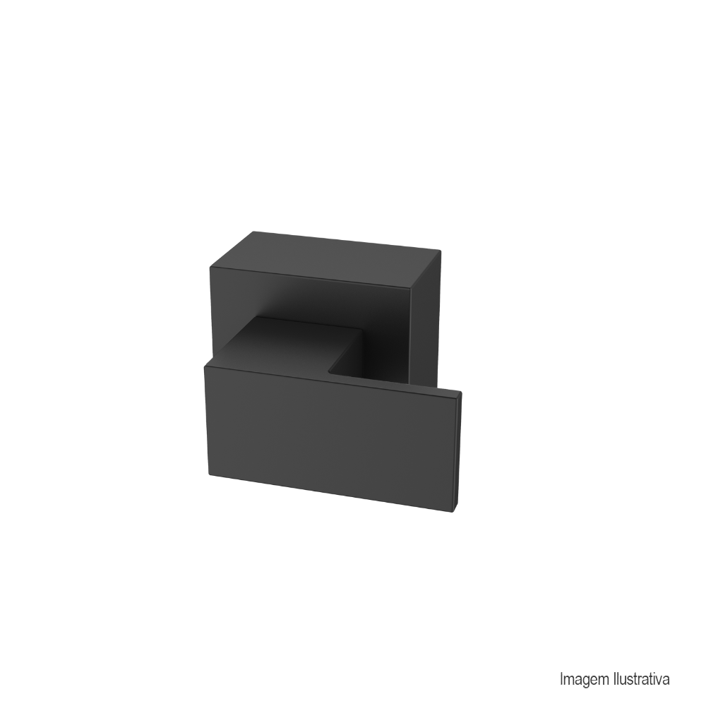 Acabamento de Registro Havel 1/2" e 3/4" Black - Dax