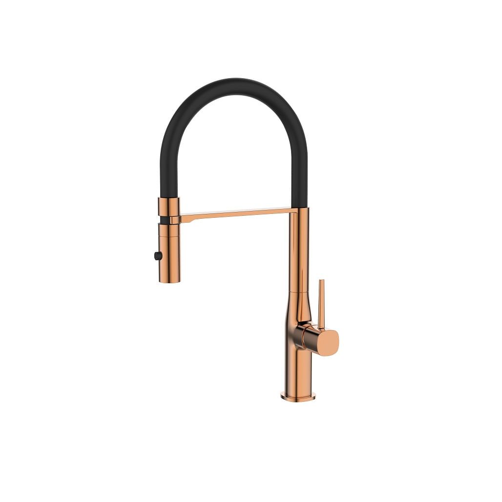 Acabamento para Registro Mendoza Rose Gold - Dax