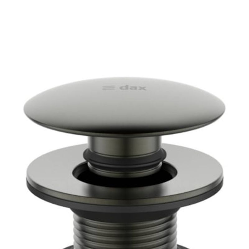 Válvula Click para Lavatório com Tampa Redonda 7/8” Black - Dax
