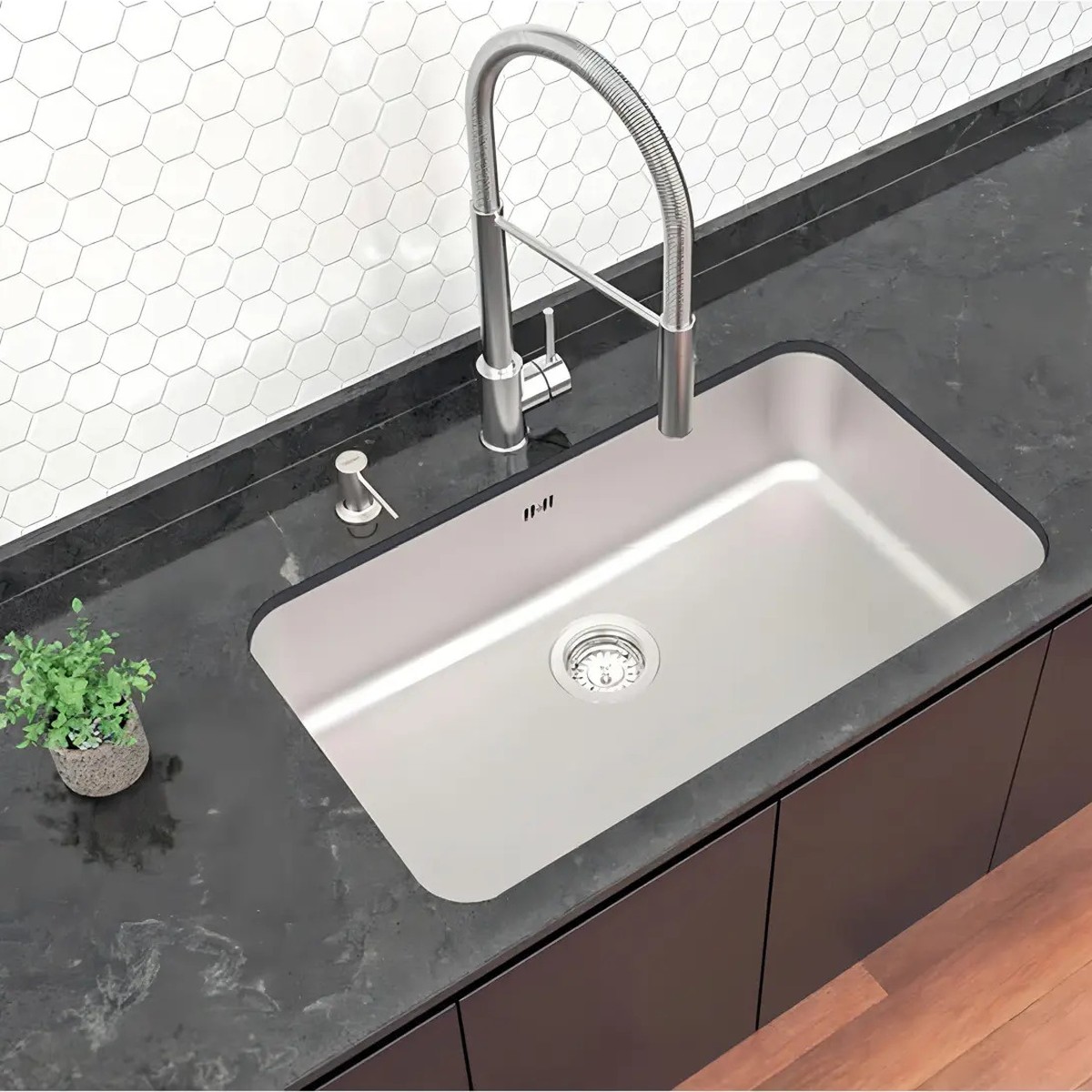 Cuba Retangular Inox Acetinada DORA 70X40X20 R6 - Tramontina