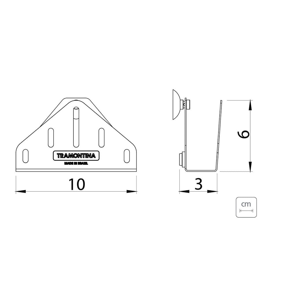 Suporte Inox P/ESPONJA - Tramontina