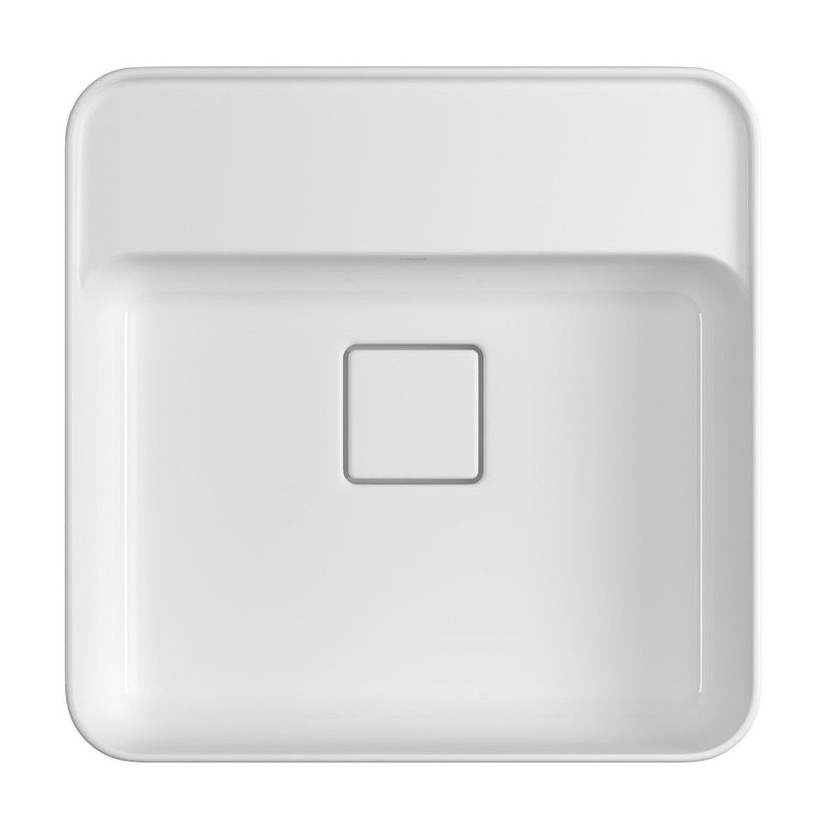 Cuba de semiencaixe Quadrado Slim Branco - Deca