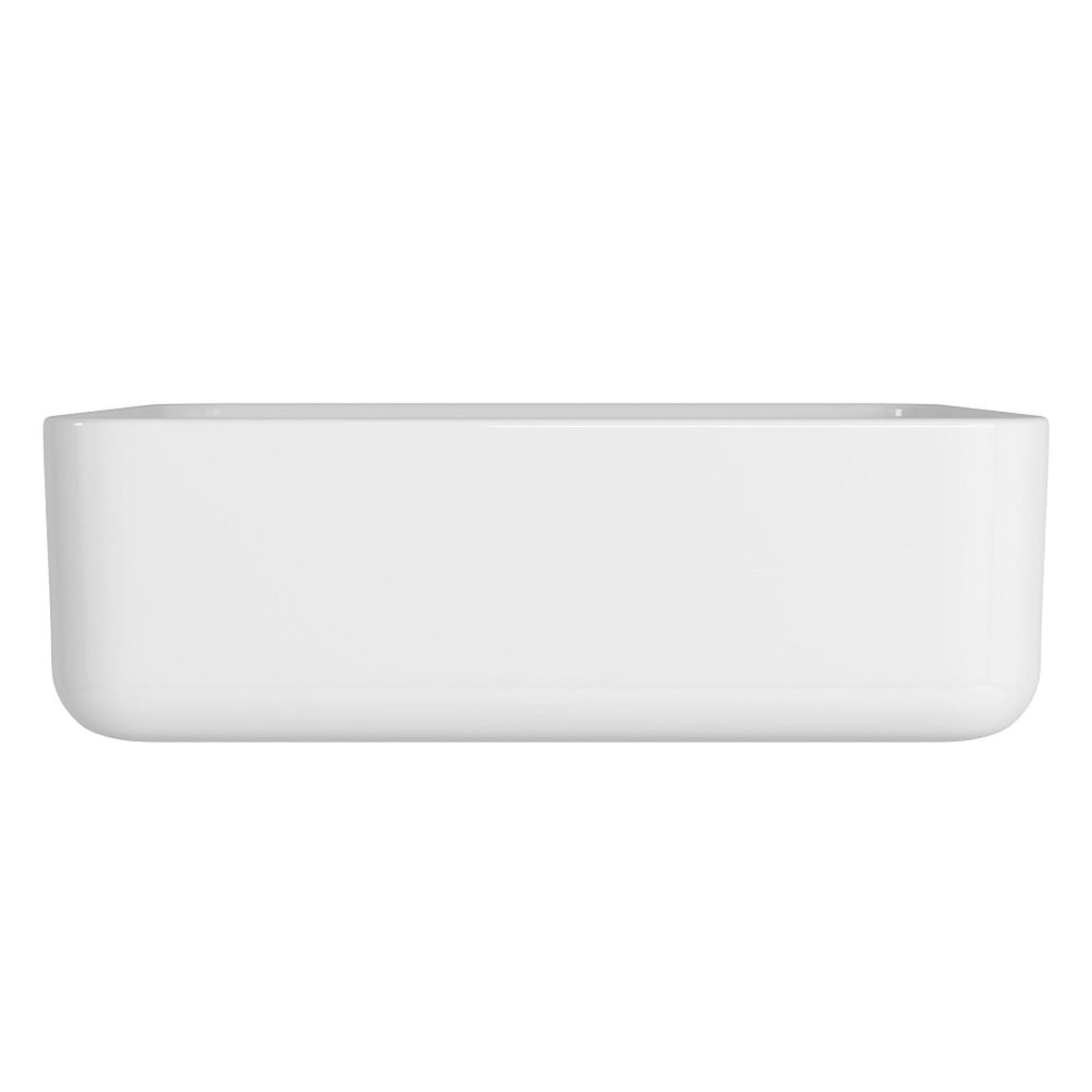 Cuba de semiencaixe Quadrado Slim Branco - Deca