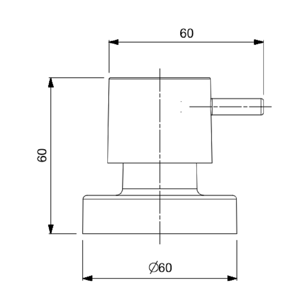 Acabamento de Registro 1/2" e 3/4" Cromado BASIC - Celite