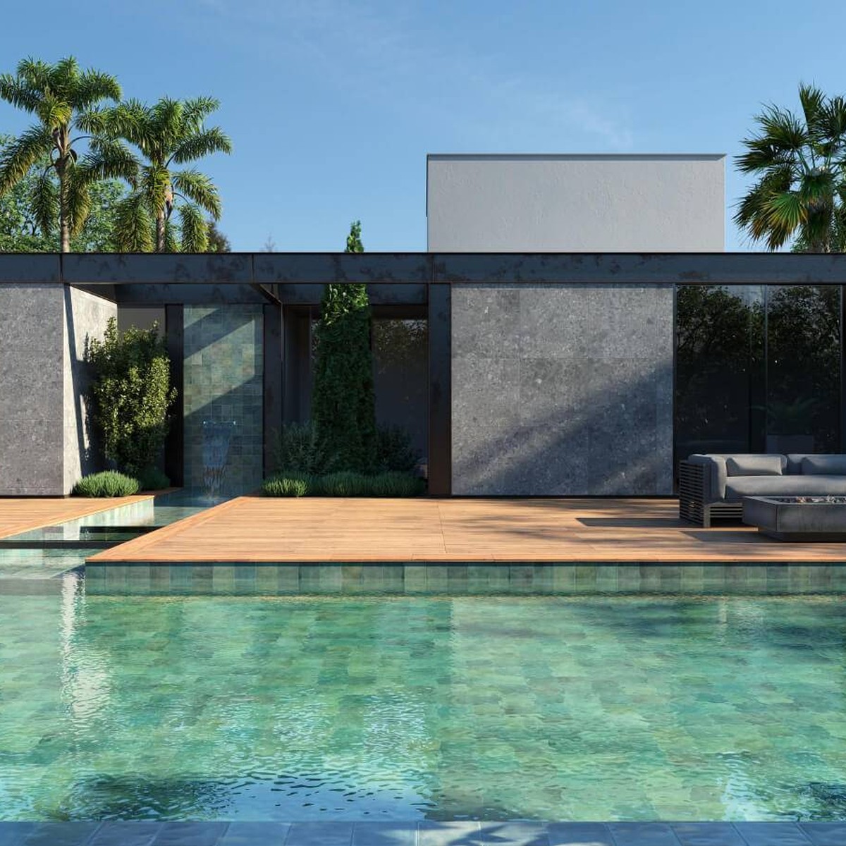 Porcelanato 19,7X120 cm EXT ATLANTICA CANELA - Decortiles