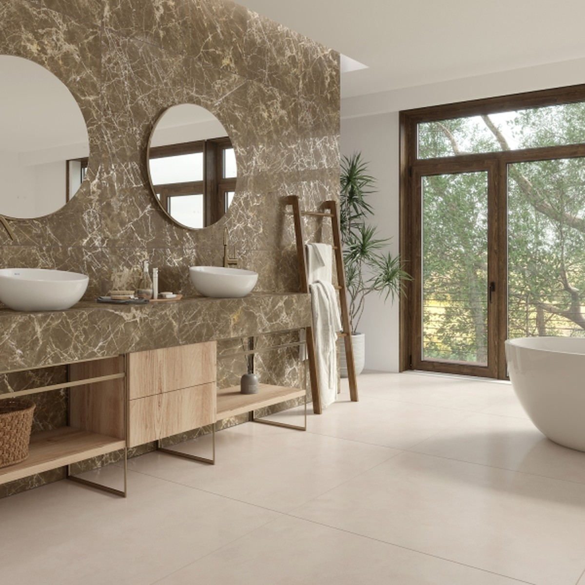 Porcelanato 121x121 cm Acetinado SAVANAH CREMA - Damme