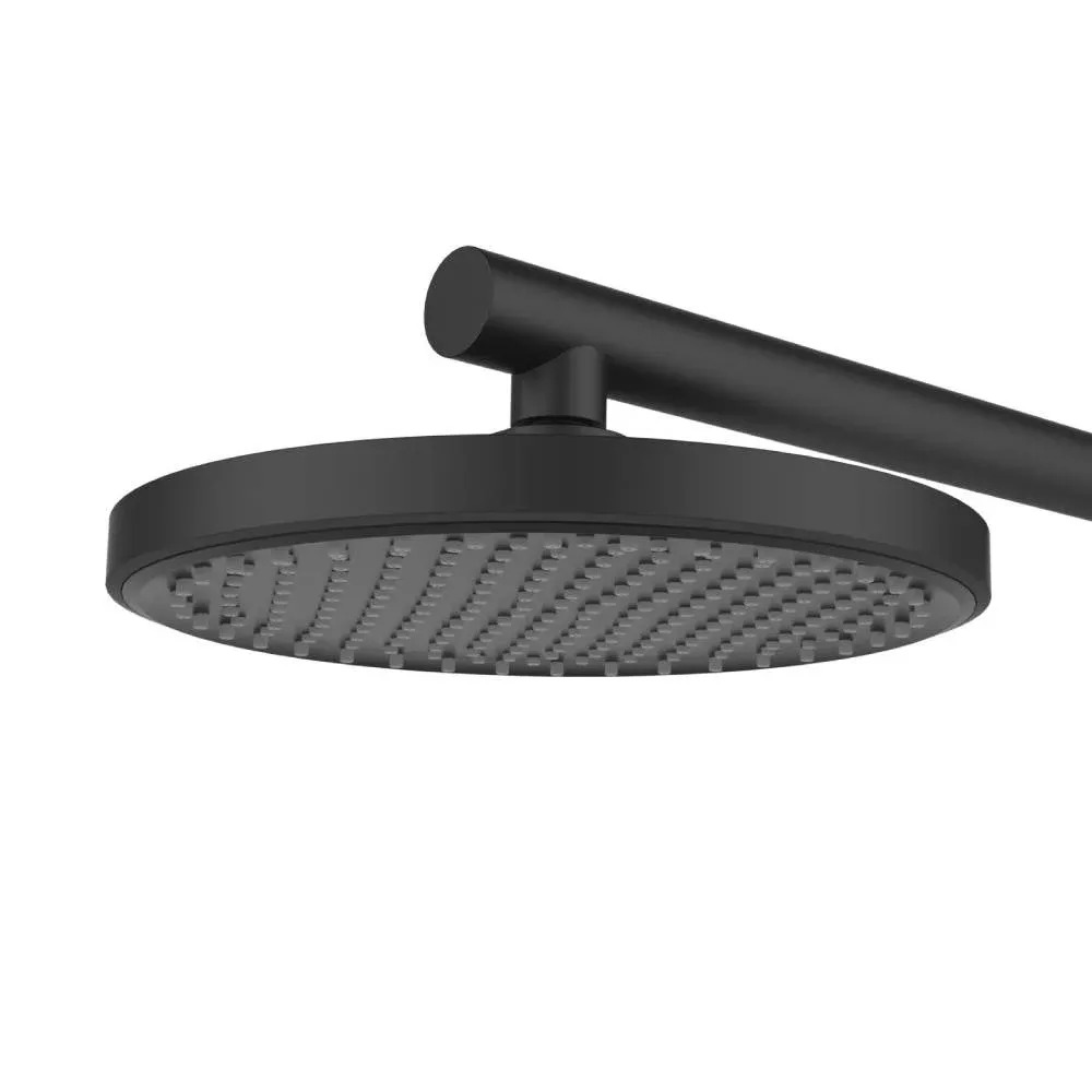 Ducha Redonda Slim Toro Black 20CM DEL - Dax