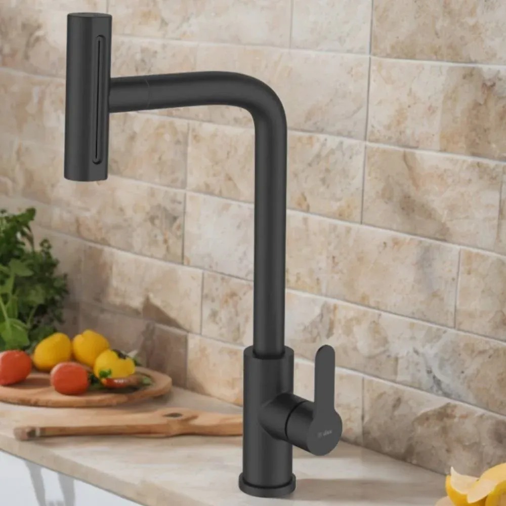 Misturador para Cozinha Monocomando Bica Móvel Black - Dax