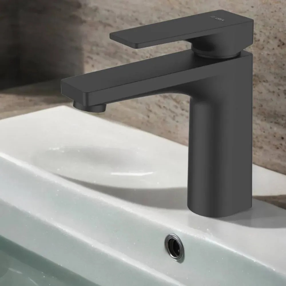 Misturador para Lavatório Monocomando de Mesa Bica Baixa Black - Dax